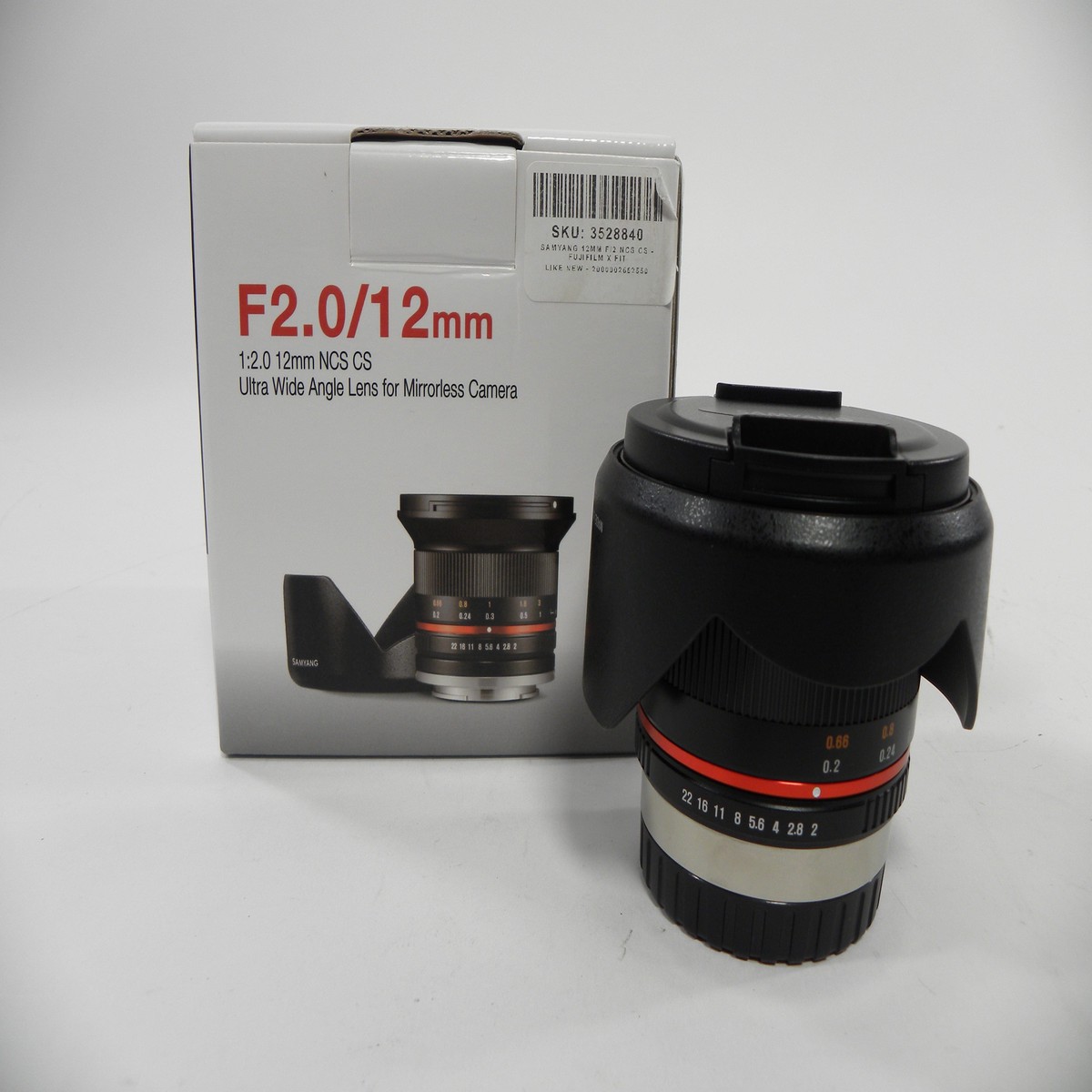 Samyang 12mm f2 NCS CS Ultra Wide Angle Lens for a Mirrorless camera