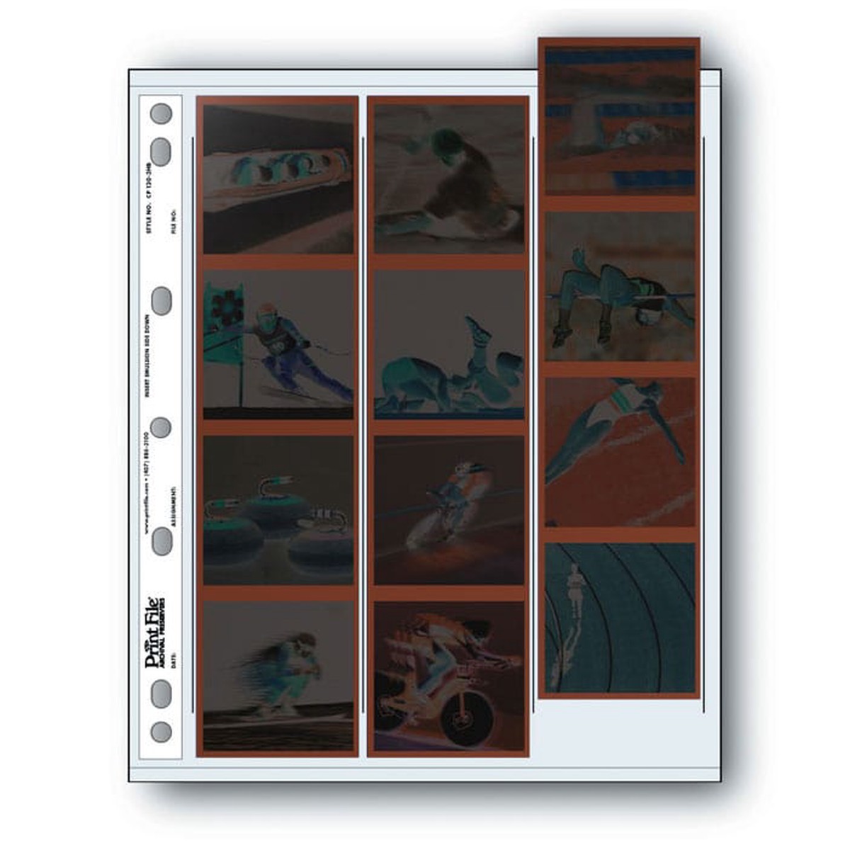 Printfile 120-3HB Negative Pages (Package of 25)