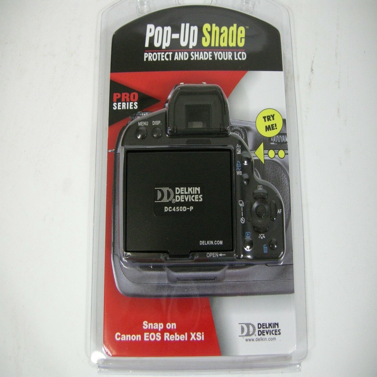 "BRAND NEW" Delkin Pop-up Shade Pro Series for Canon Rebel Xsi