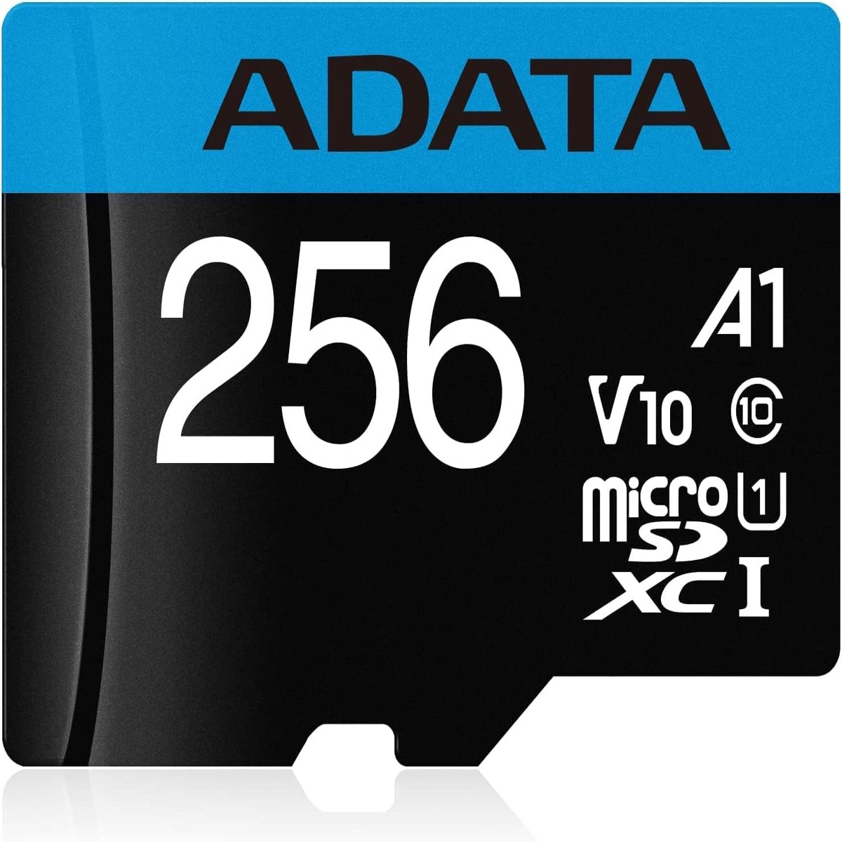 ADATA Premier 256GB MicroSDXC Class 10 UHS-I Flash Memory Card, Black