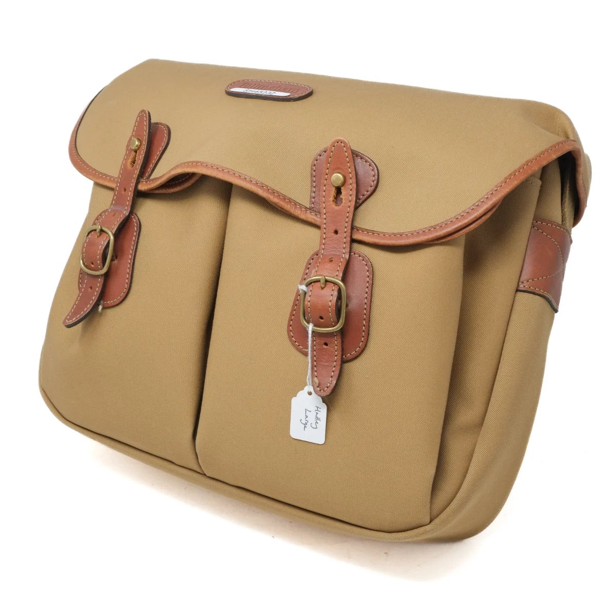 Used Billingham Hadley Large Shoulder Camera Bag in Khaki/Tan Canvas (SH45232)
