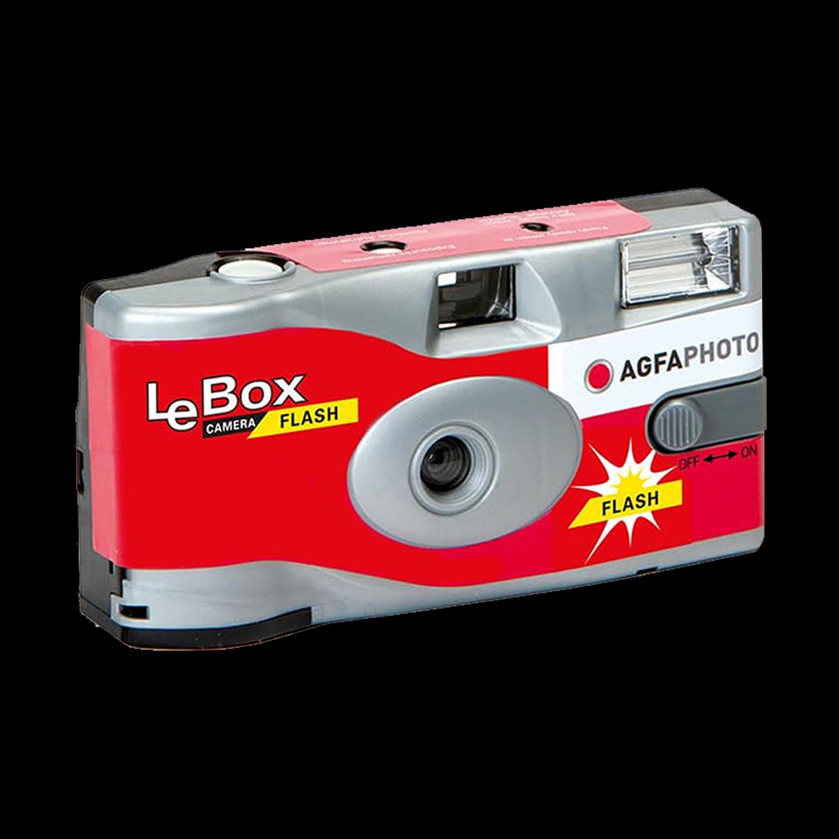 AgfaPhoto LeBox Colour Single-Use Camera (35mm Roll Film, 27 Exposures)