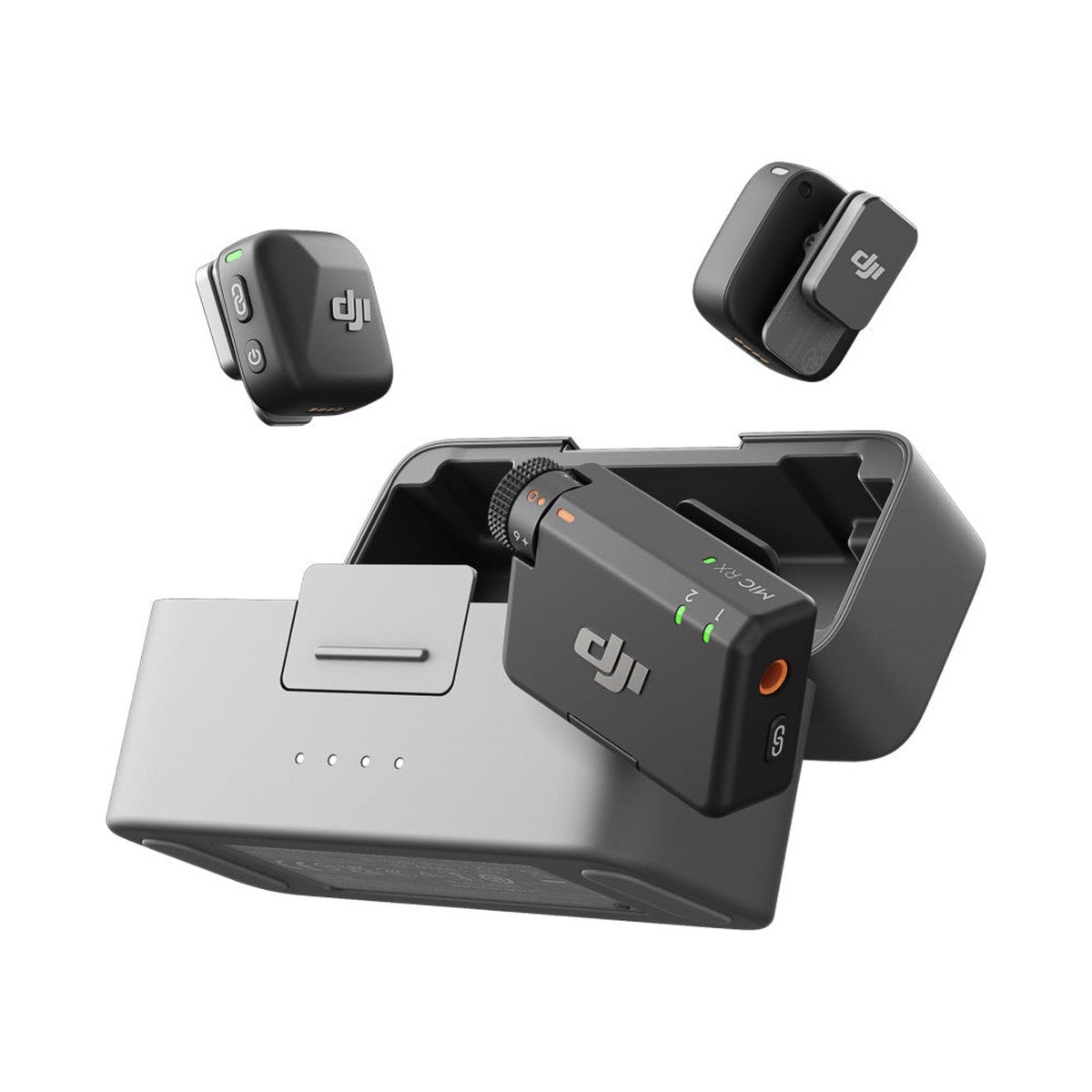 DJI Mic Mini 2 Wireless Microphone System 2TX + 1 Mobile RX with Charging Case