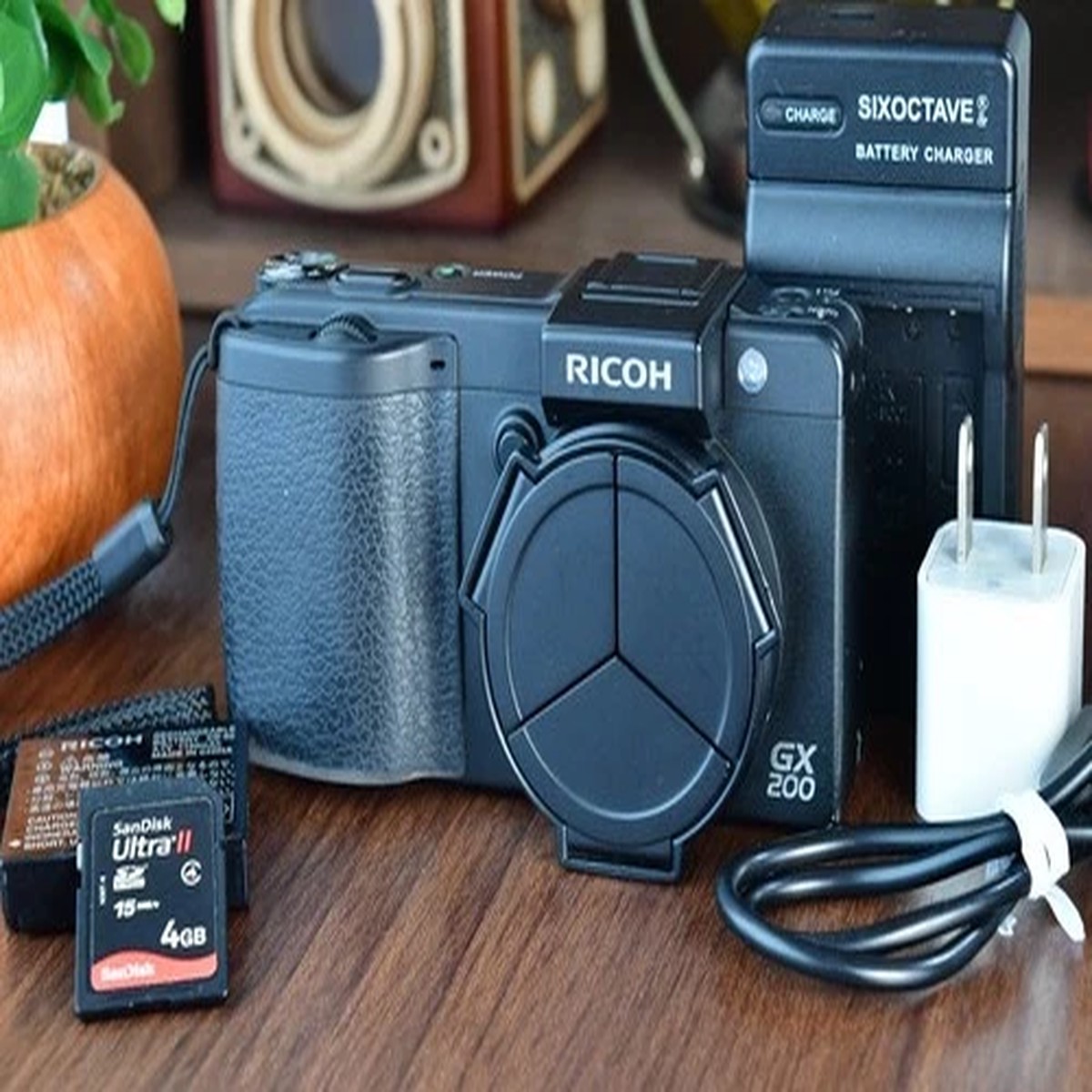 [Excellent+5] Ricoh GX200 Black 12.1 MP 3x Compact Digital Camera From Japan
