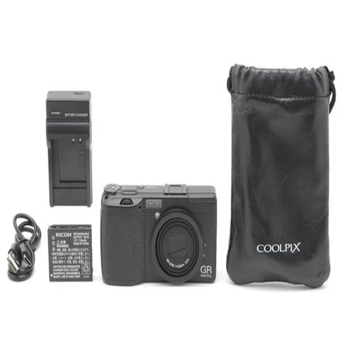 [NEAR MINT] RICOH GR DIGITAL Compact Digital Camera 8.1MP Black From JAPAN