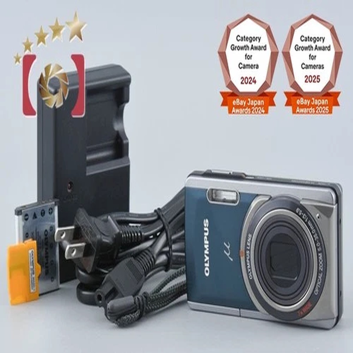 Olympus -7020 Dark Gray 12.0 MP Digital Camera from Japan