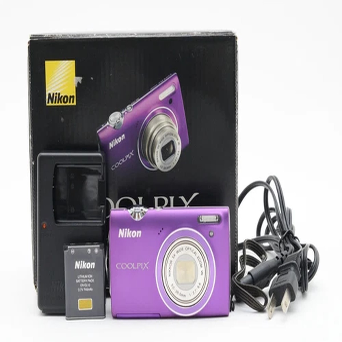 [ MINT w/BOX ] Nikon COOLPIX S5100 12.2MP Compact Digital Camera From JAPAN