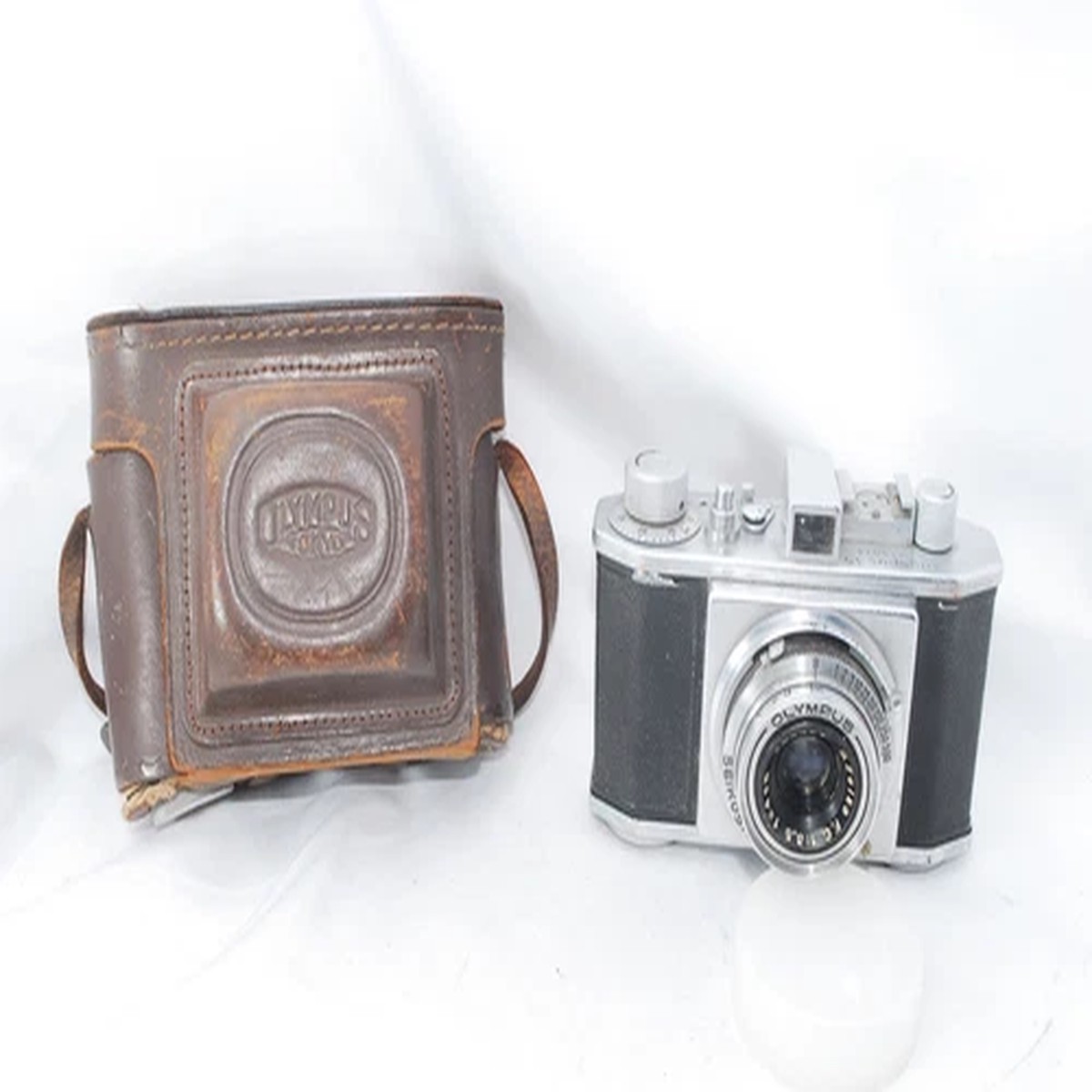 (7944) Vintage Olympus 35 Film Camera D.zuiko F.C. 40mm f/3.5 Lens from JAPAN