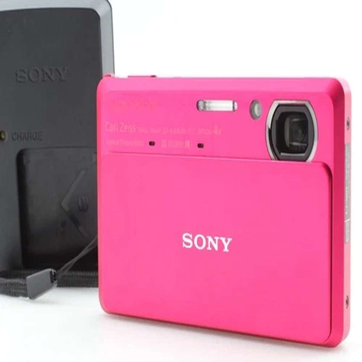 [ MINT ] Sony Cyber-shot DSC-TX9 Red 12.2MP Digital Camera Pink from JAPAN