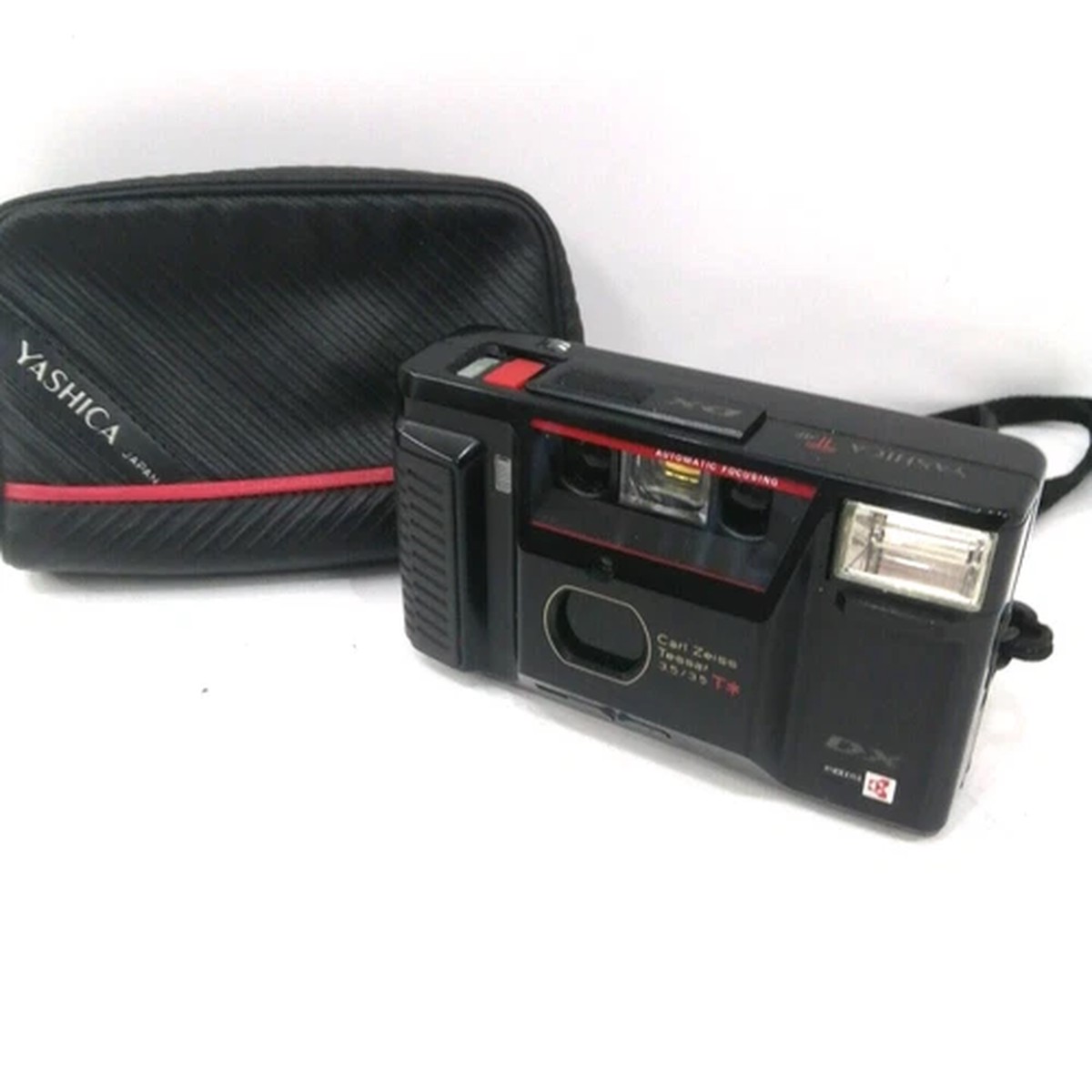 YASHICA T AF 35mm Film Point and Shoot AF Camera Carl Zeiss 35/3.5 Tessar Lens