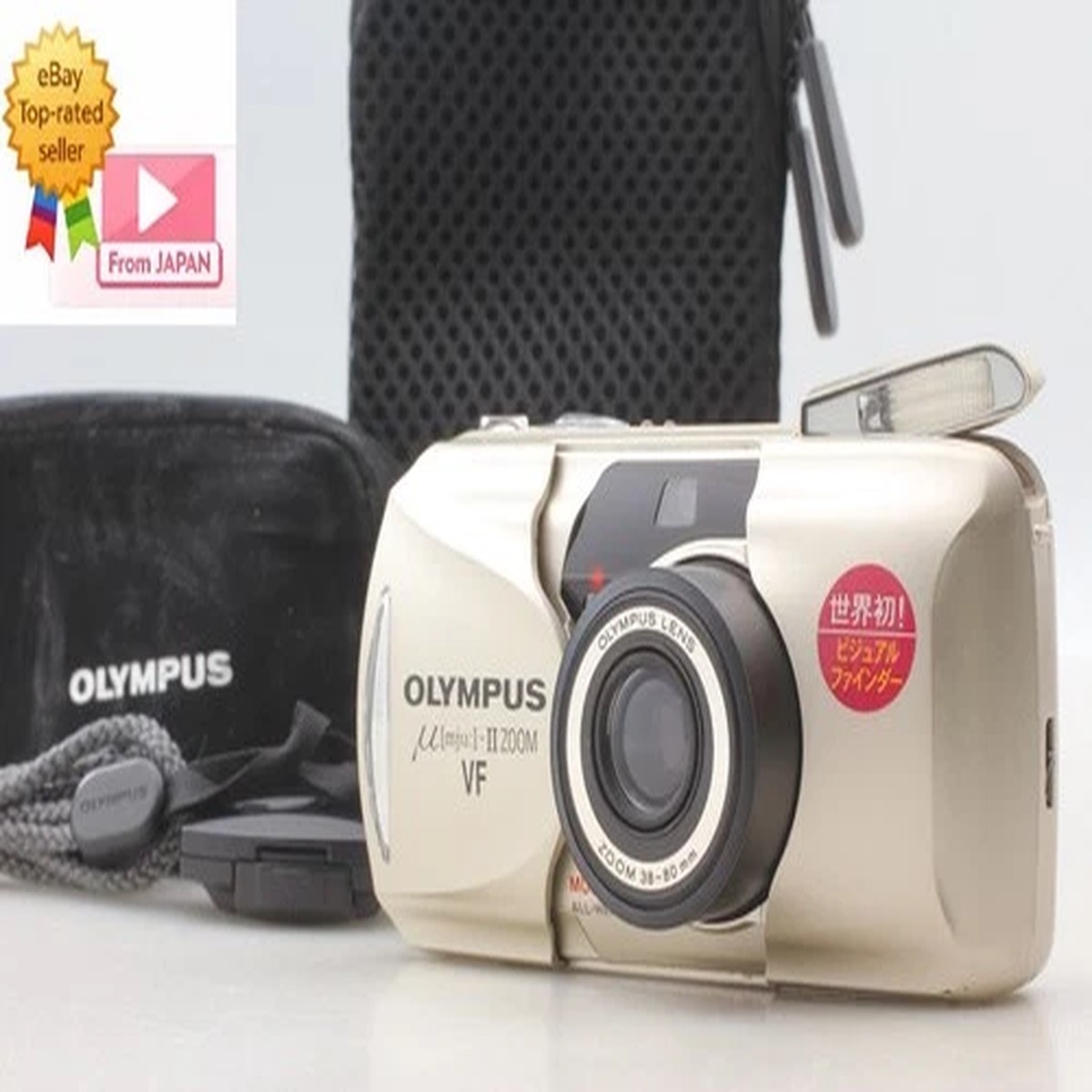 [ MINT ] Olympus mju stylus ii II Zoom VF 35mm Compact Film Camera From JAPAN